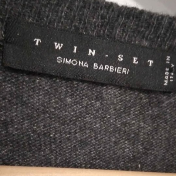 Twinset by Simona Barbieri Cashmere and wool blend-Silk maxi cardigan - Picture 3 of 10